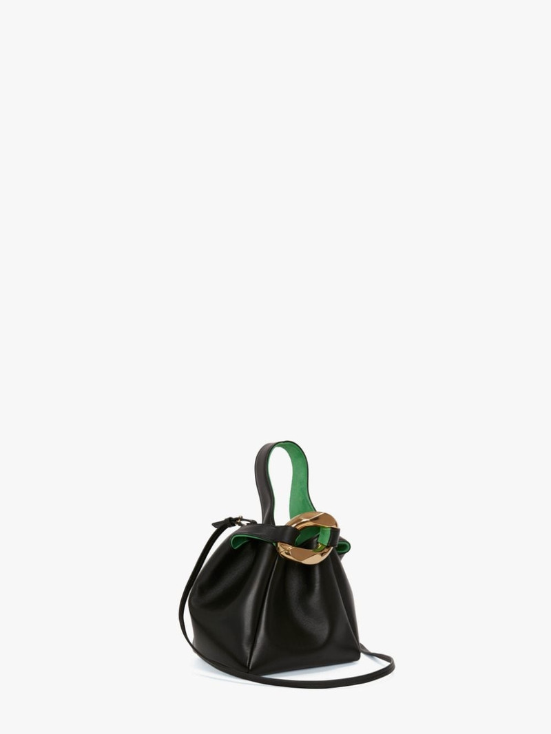 JW Anderson CHAIN LINK POCHETTE - LEATHER TOP HANDLE BAG outlook