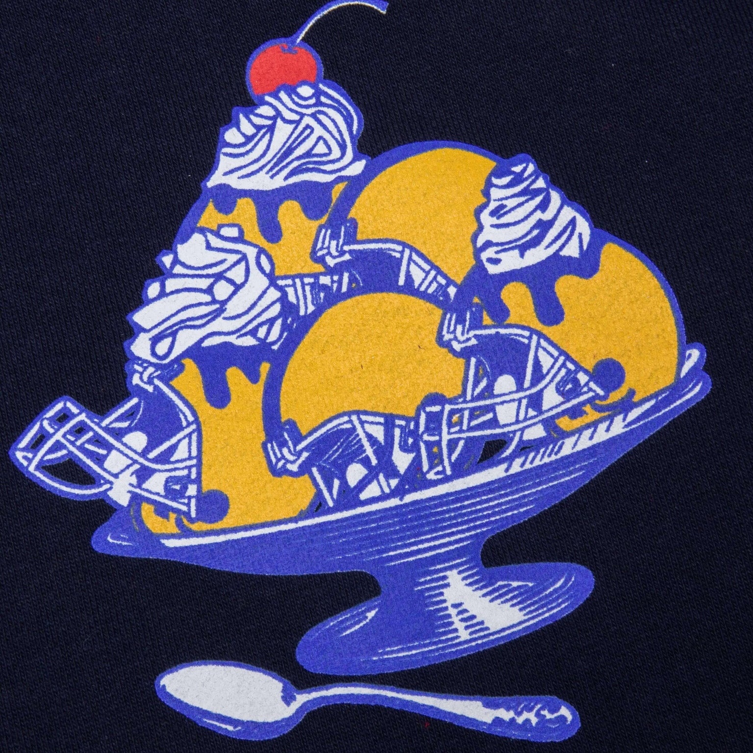 FEATURE X ICECREAM SUPER BOWL HOODIE - NAVY - 3