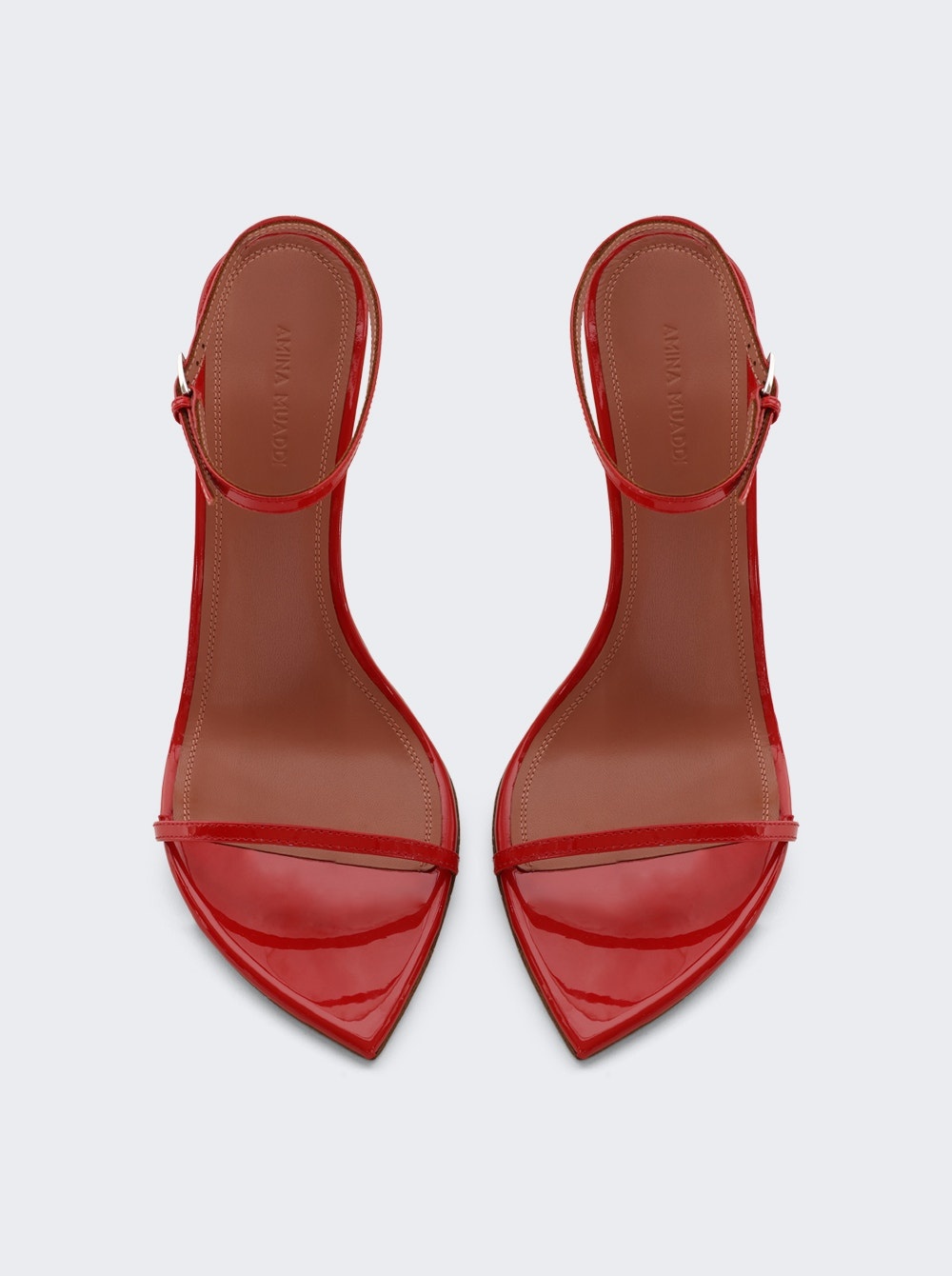 Bruna Sandal Red Patent Leather - 5