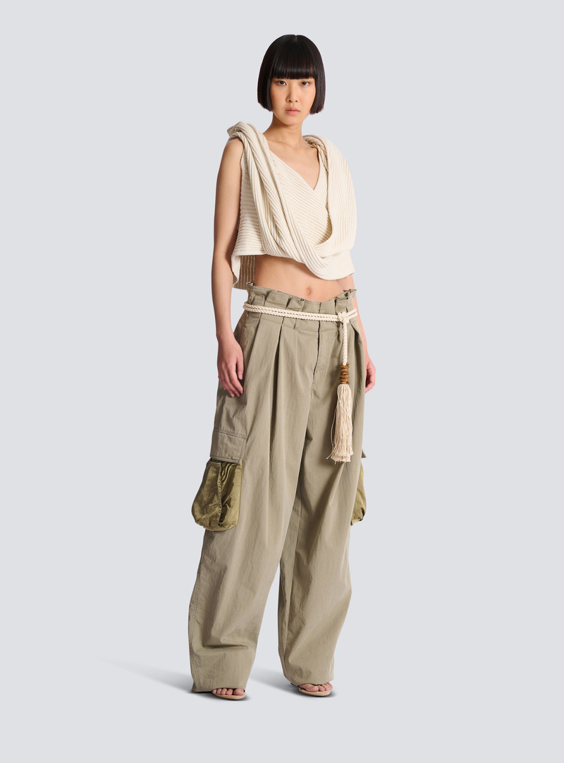 Ribbed silk knit jumper 3
