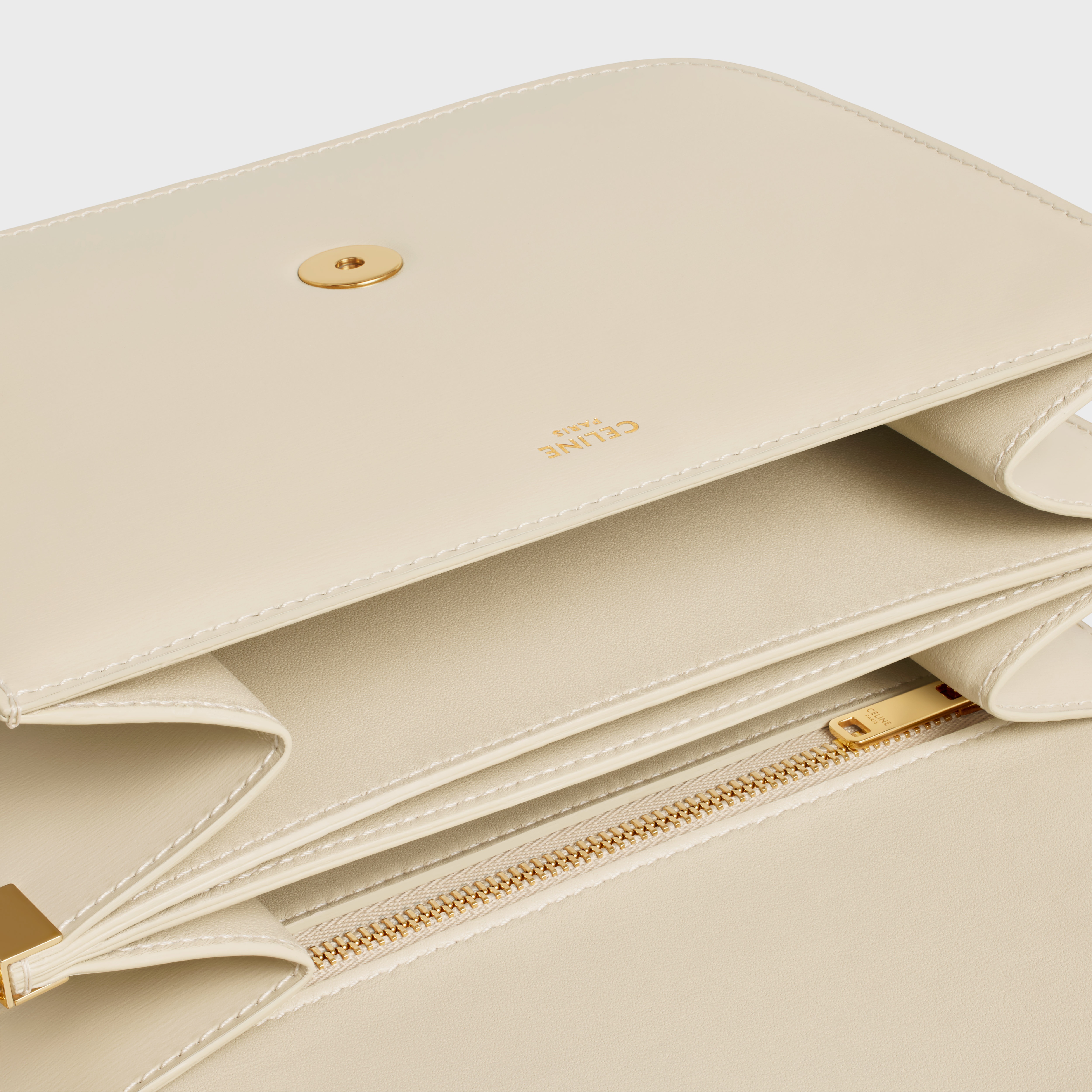 MEDIUM COLLEGE BAG in shiny calfskin - 5