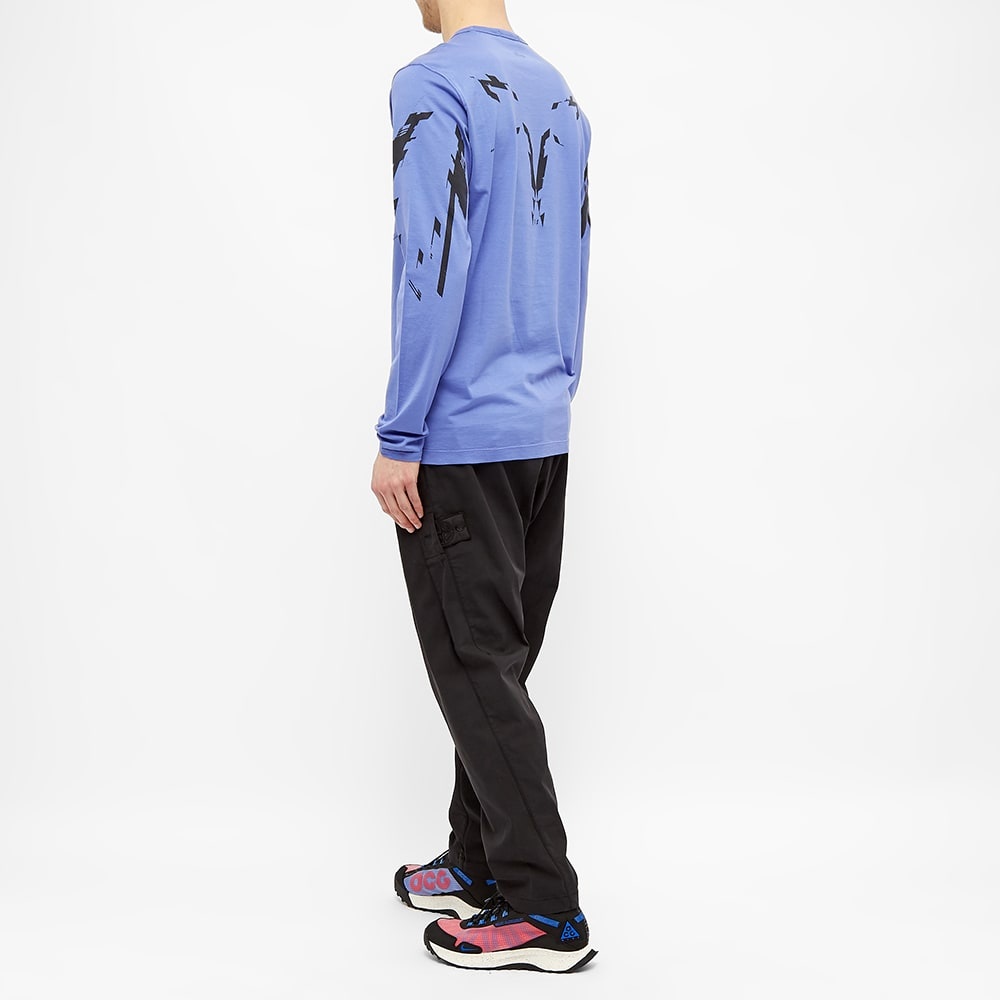 Stone Island Shadow Project Mako Jersey Long Sleeve Logo Tee - 5