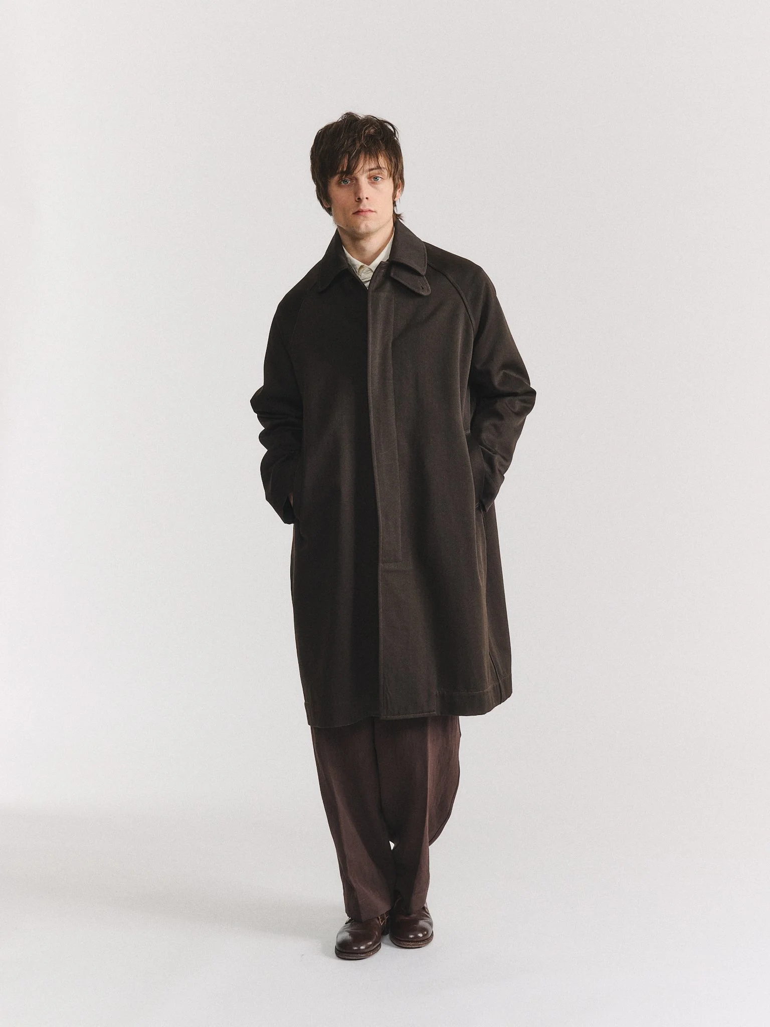 CARLYLE COAT - TWILL WOOL - BUNGA - 1
