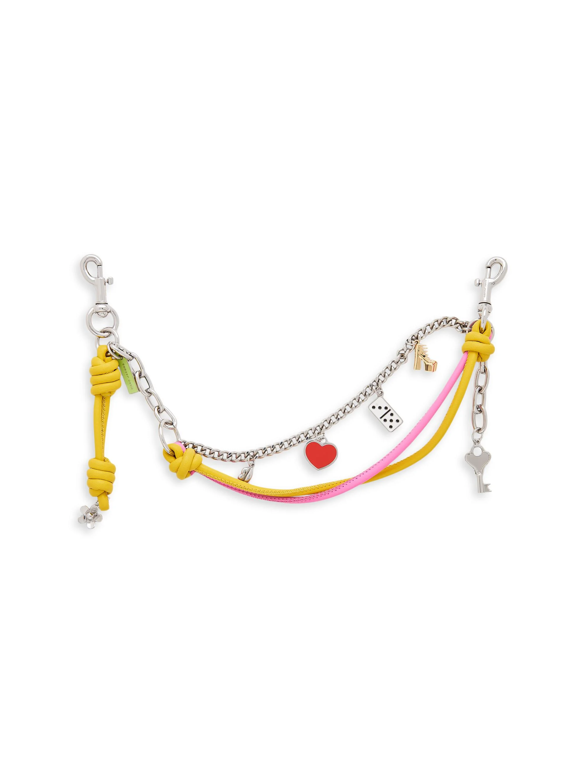 Women's The Mini Icon Chain Charm - Bow Pink Multi - 1