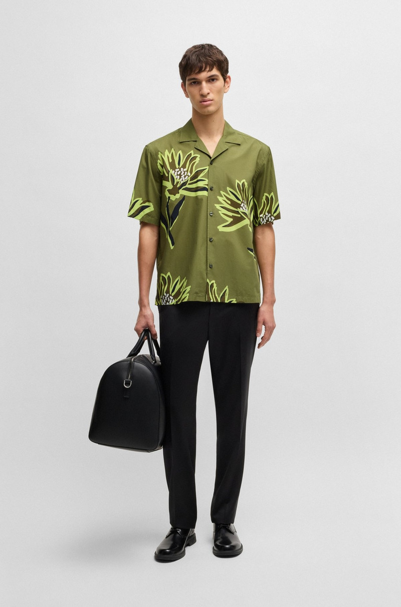 BOSS RELAXED-FIT SHIRT IN ITALIAN-MADE FLORAL-PRINT COTTON outlook