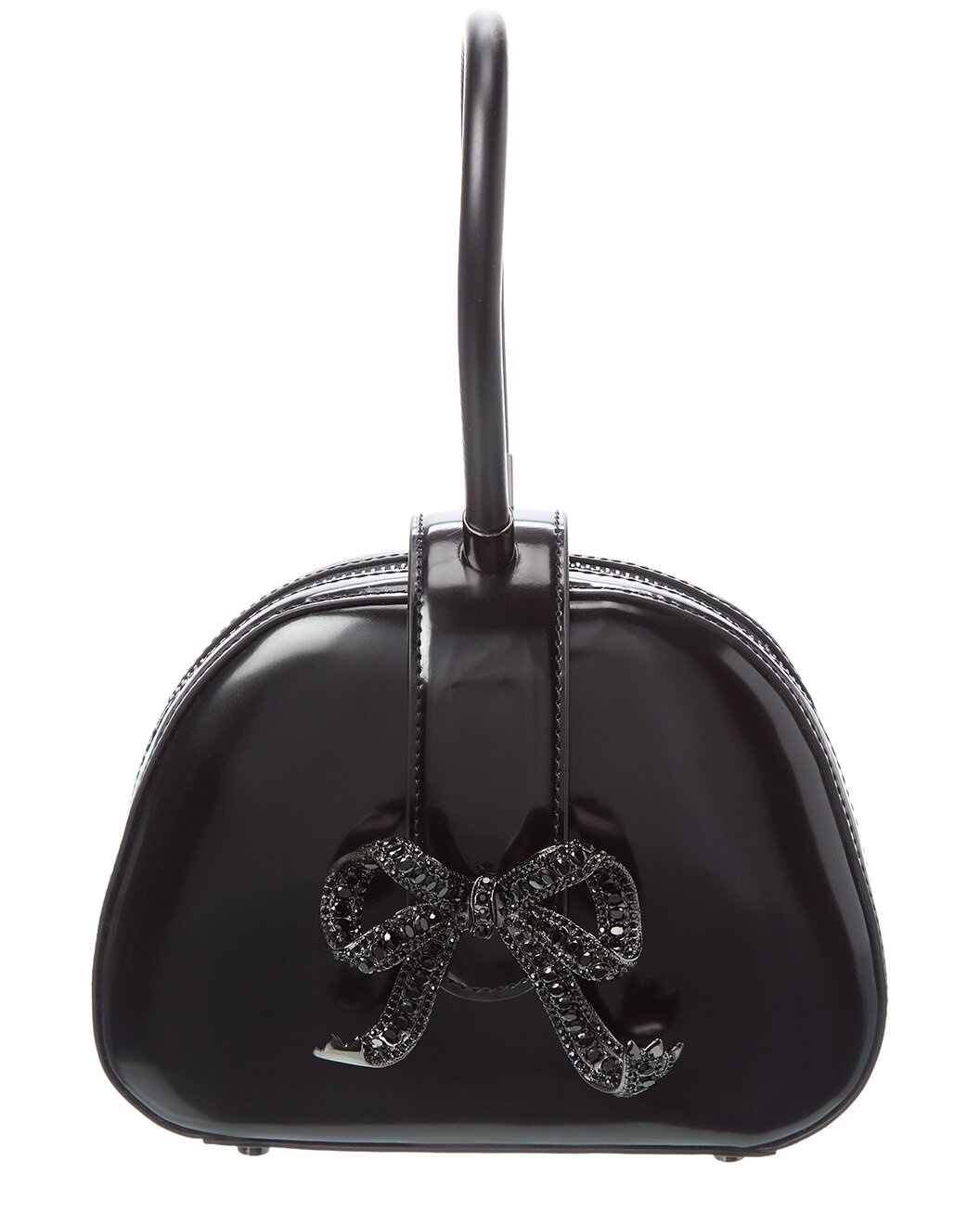 Self-Portrait Leather Top Handle Mini Bag - 1
