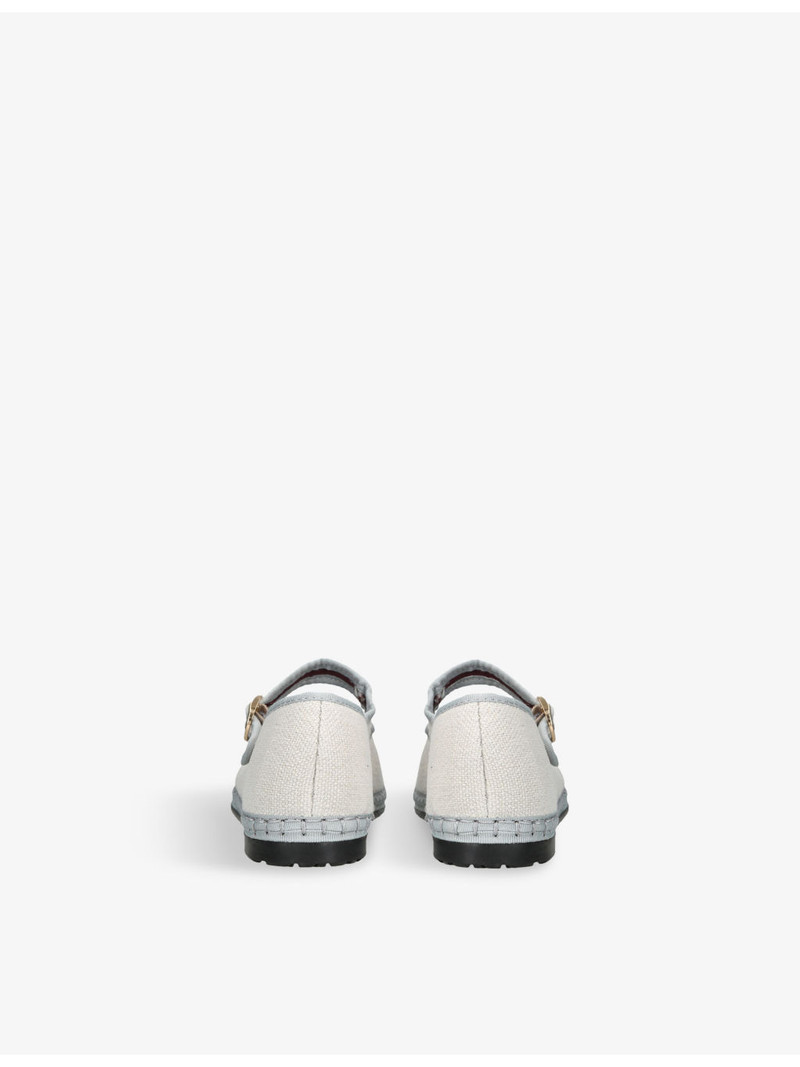 FLABELUS Dalloway Linen Ballet Flats outlook