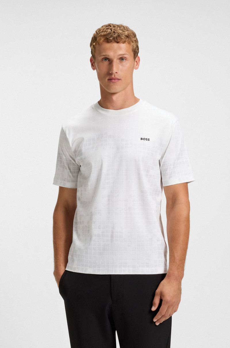 MERCERIZED-COTTON T-SHIRT WITH PRINTED GRAPHICS 2