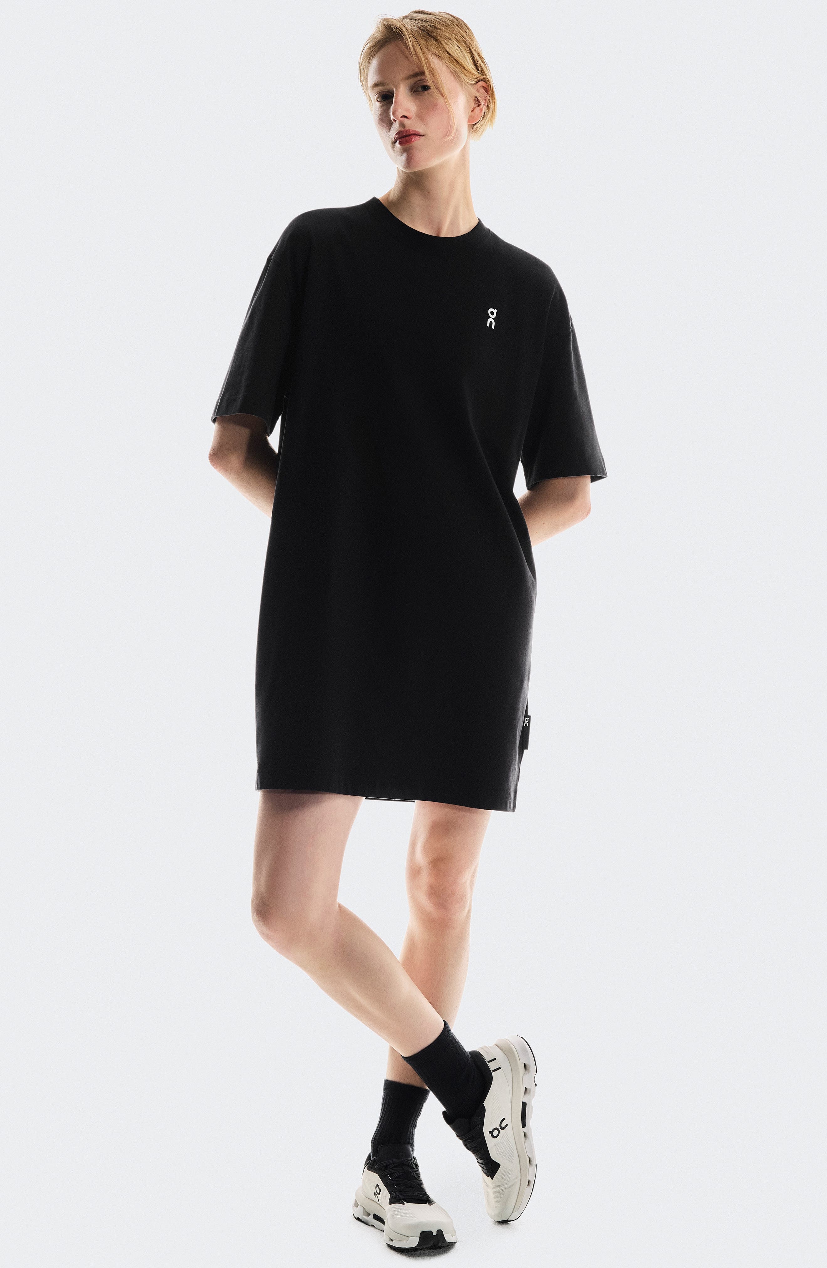 On Club T-Shirt Dress in Black at Nordstrom - 6