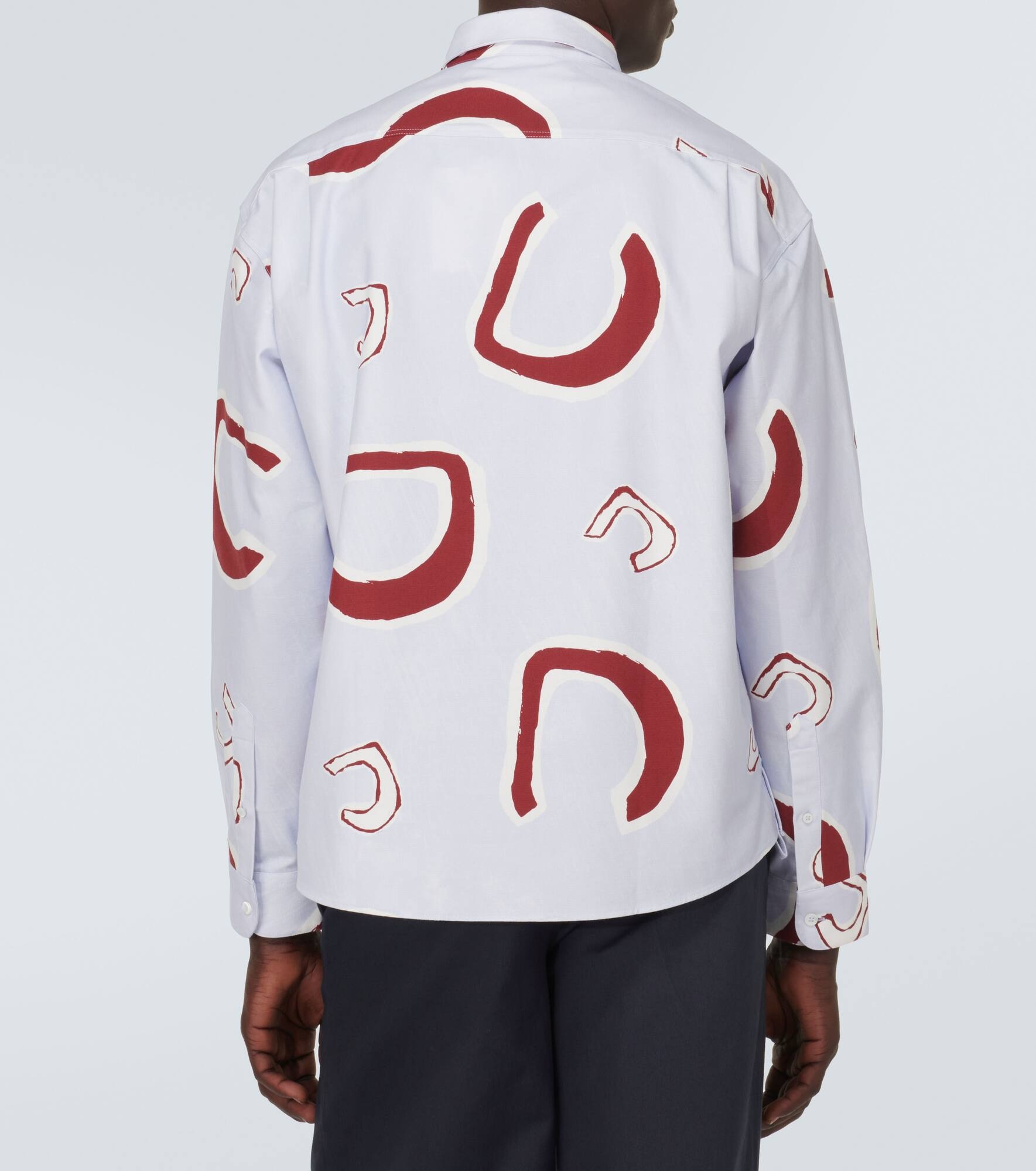 Simon monogram cotton shirt - 4