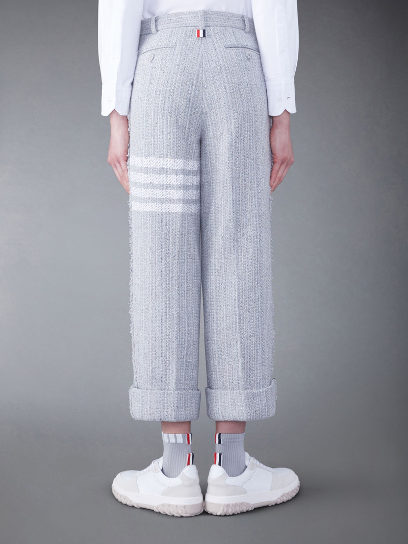 4-Bar cotton tweed trousers 3