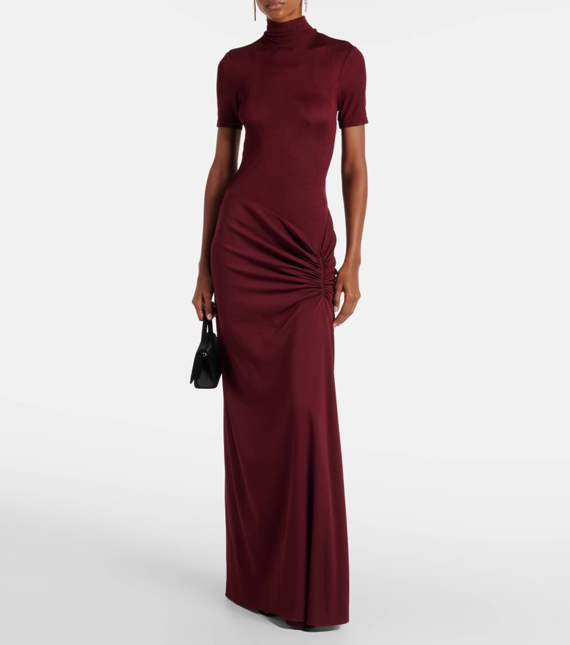 CHRISTOPHER ESBER Gathered ribbed-knit gown outlook