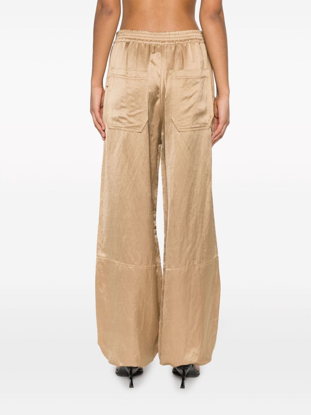 drawstring-cuff trousers - 4