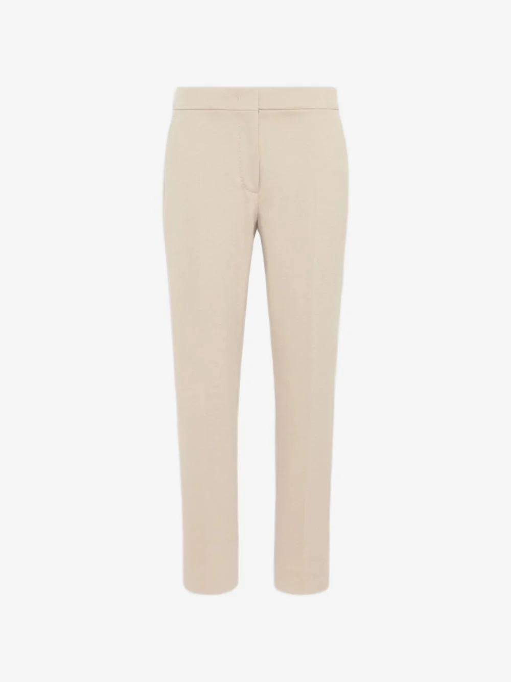 pressed-crease cropped trousers - 1