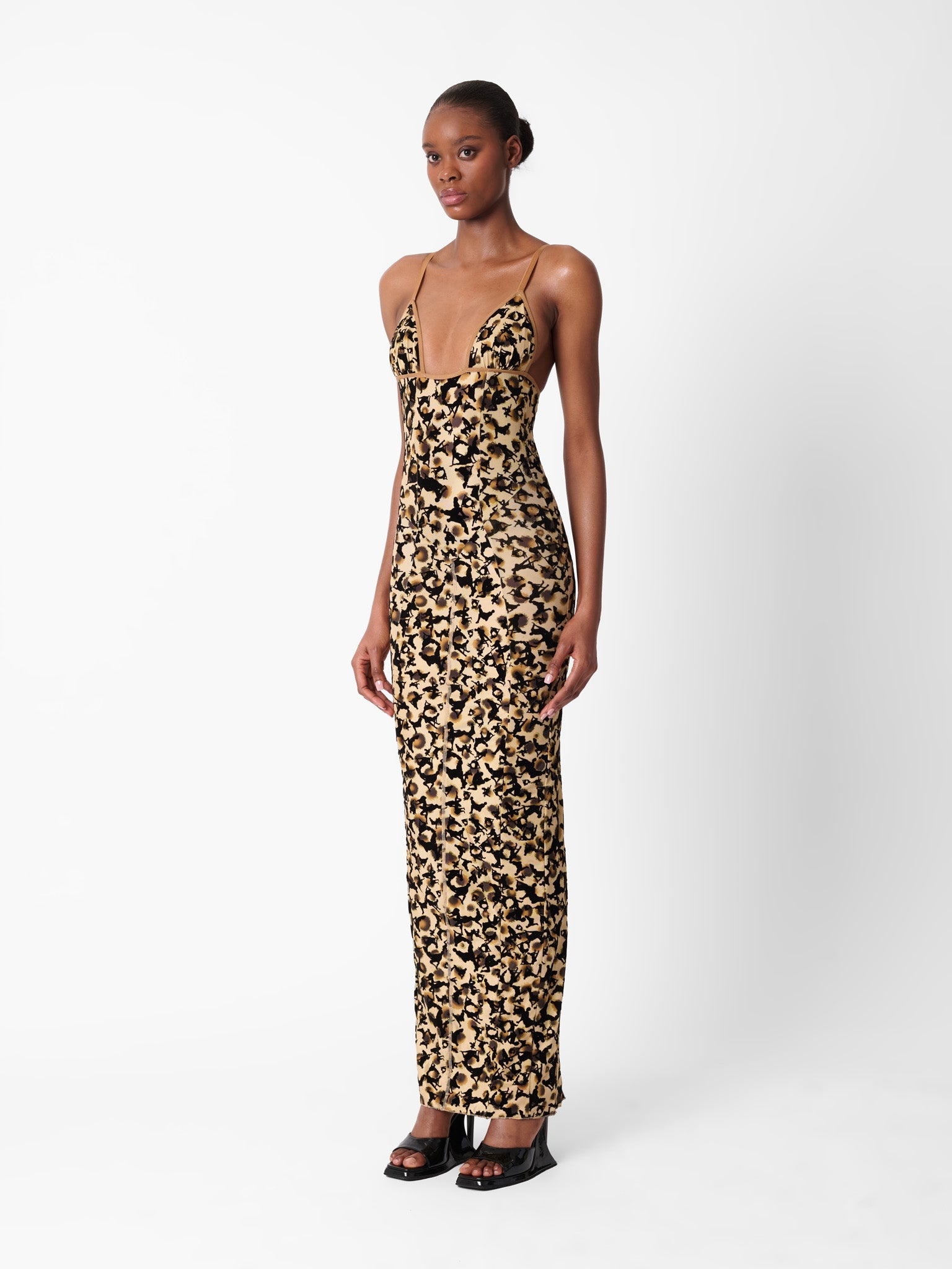 HUN DRESS BEIGE LEOPARD PRINT - 5