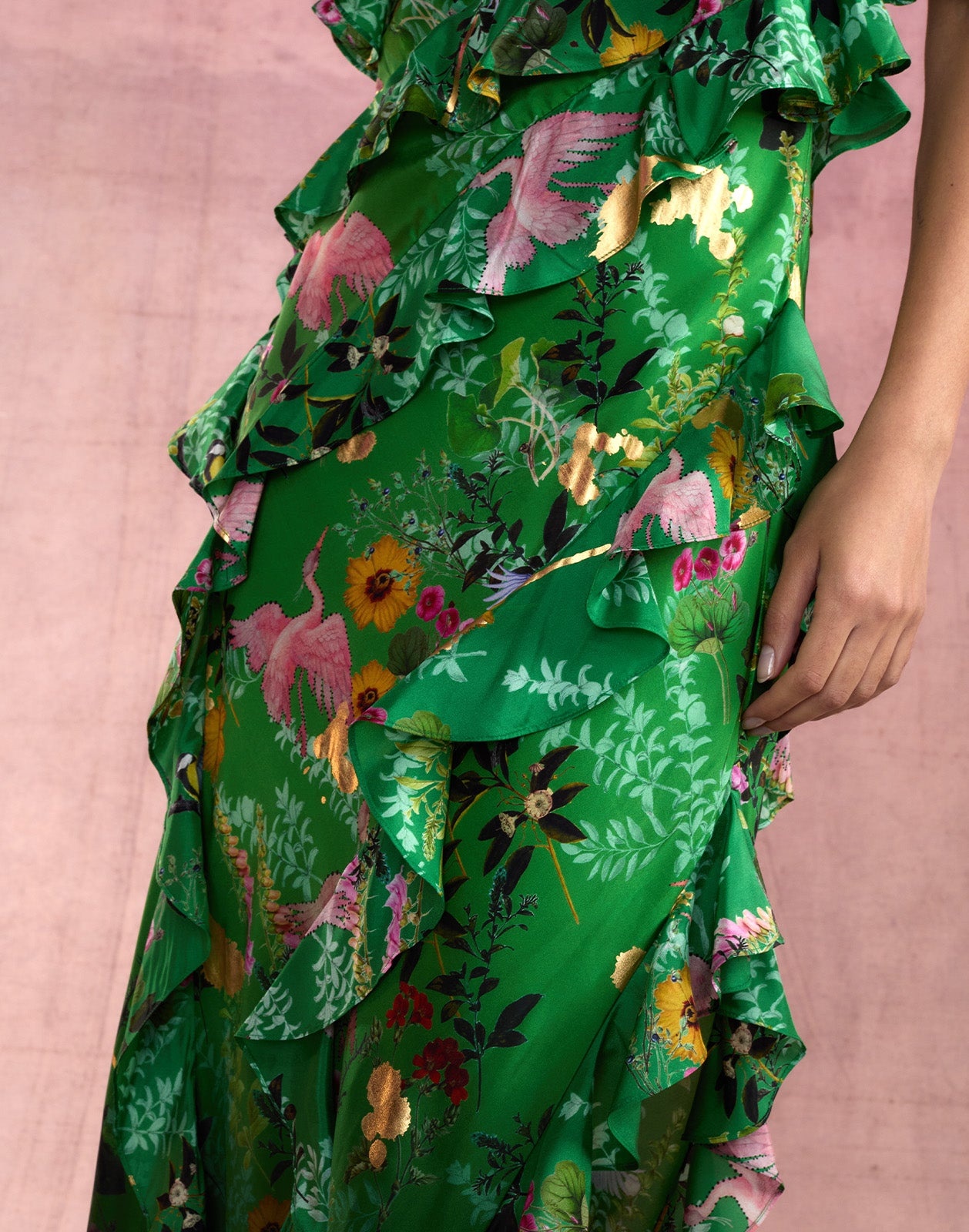 Secret Garden Silk Dress - 8