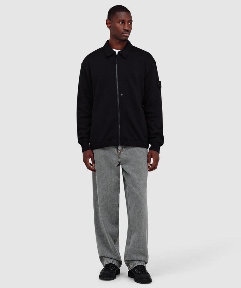 Ghost wool fleece zipped track jacket 7