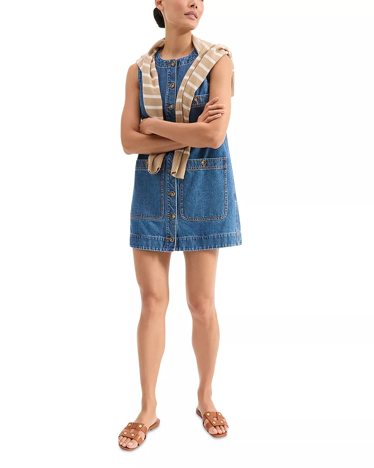 Oakley Denim Shift Dress - 3
