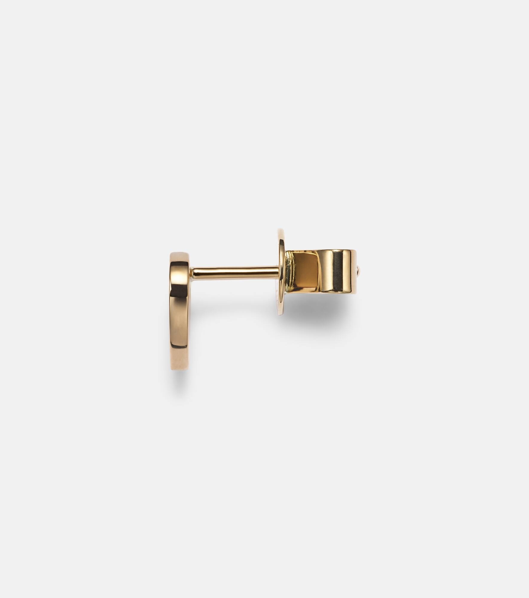 18kt gold earring with diamond - 4