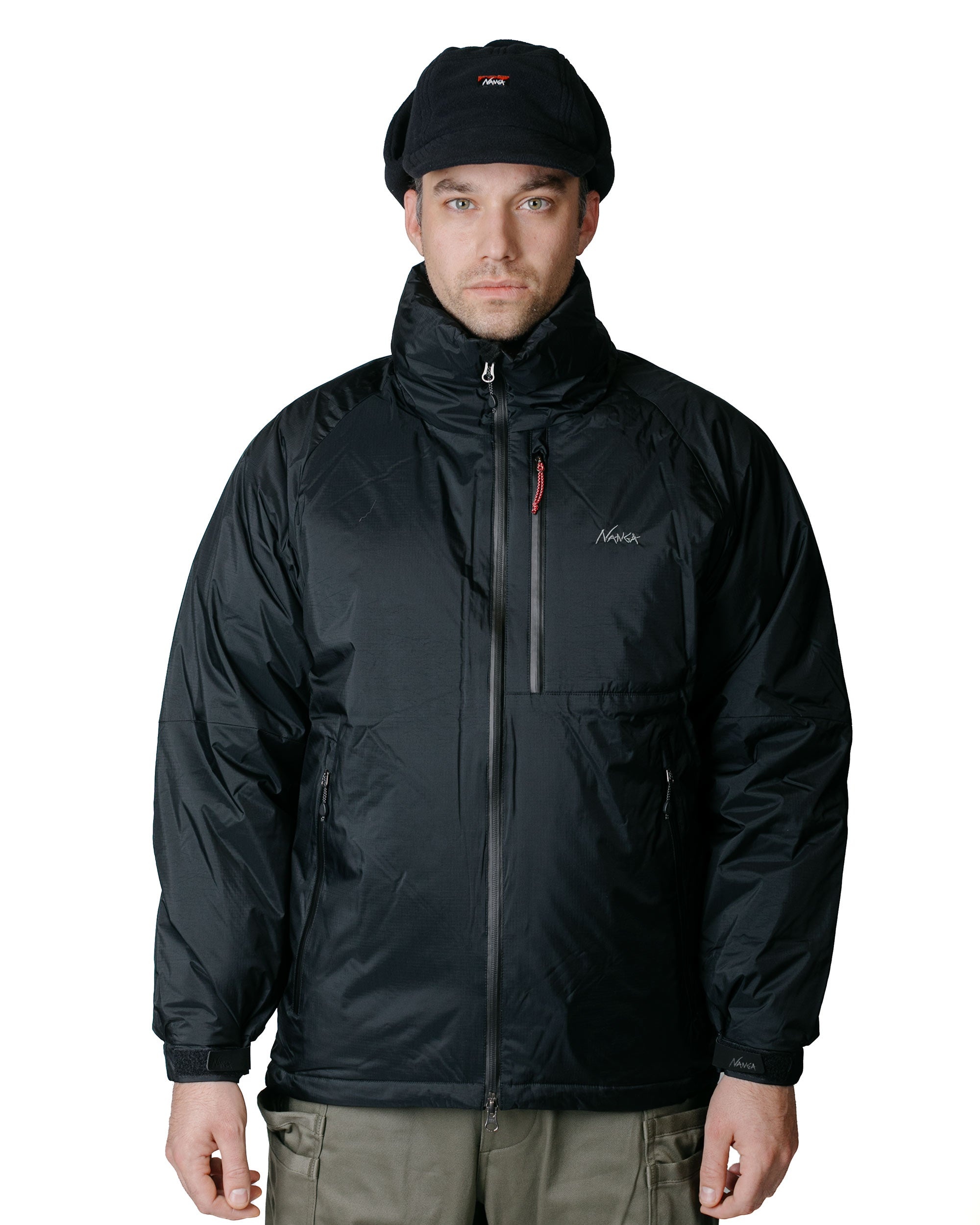 Aurora Stand Collar Down Jacket Black - 2