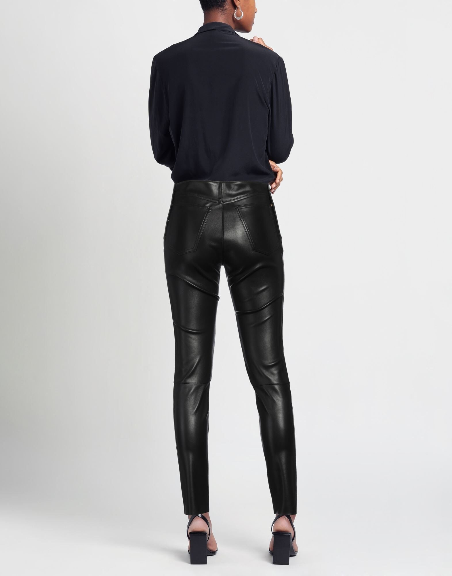 Black Women's Casual Pants - 3