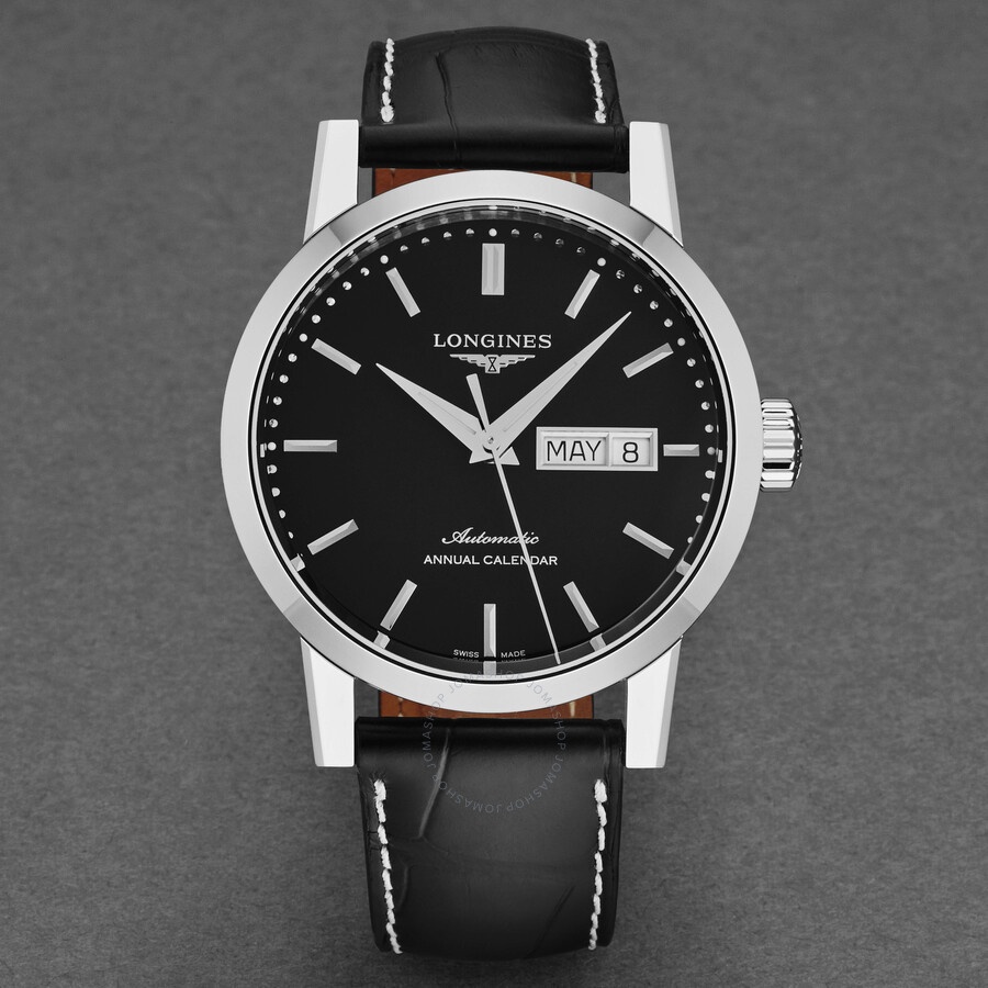 Longines 1832 Automatic Chronometer Black Dial Men's Watch L4.827.4.52.0 - 4