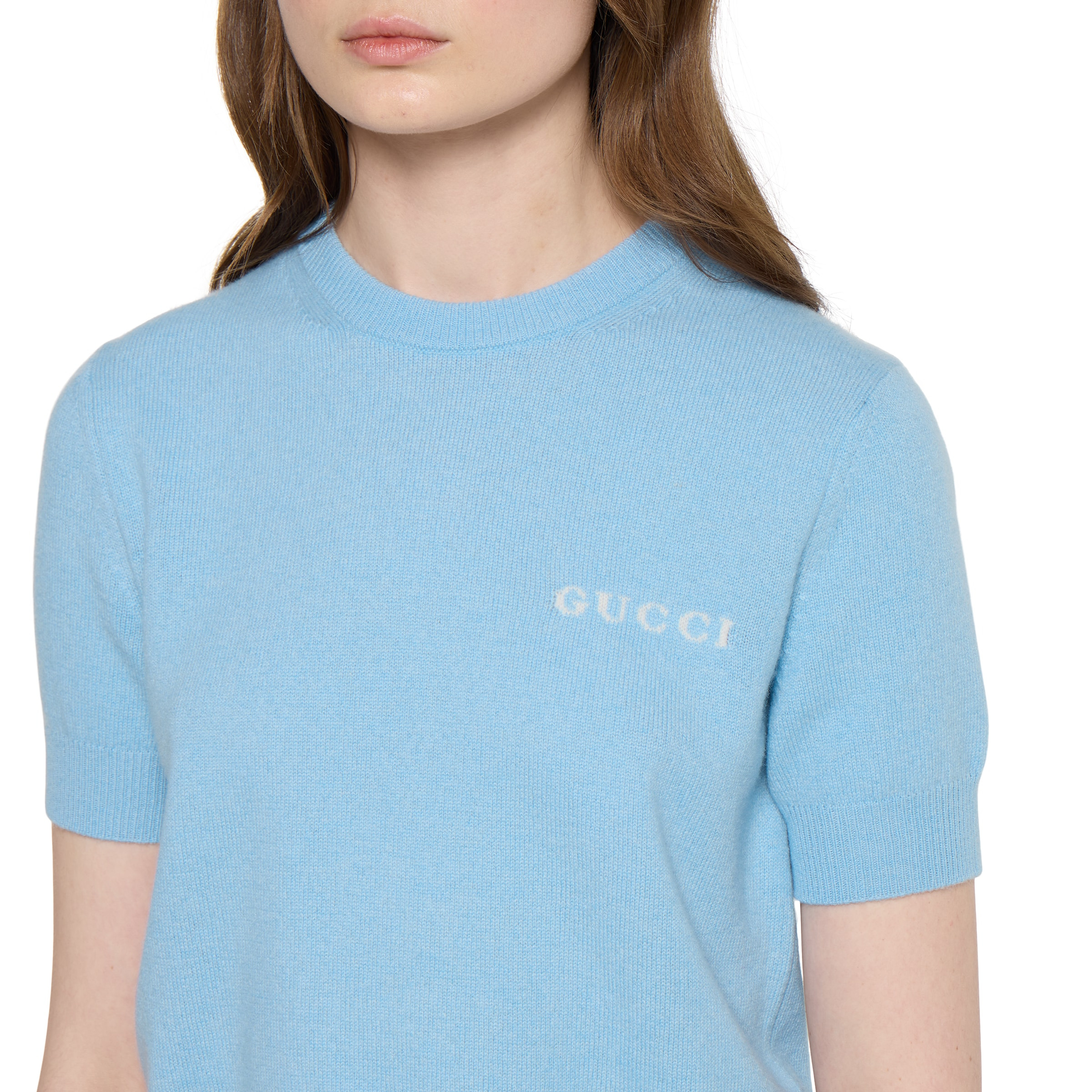 Cashmere top with intarsia - 5