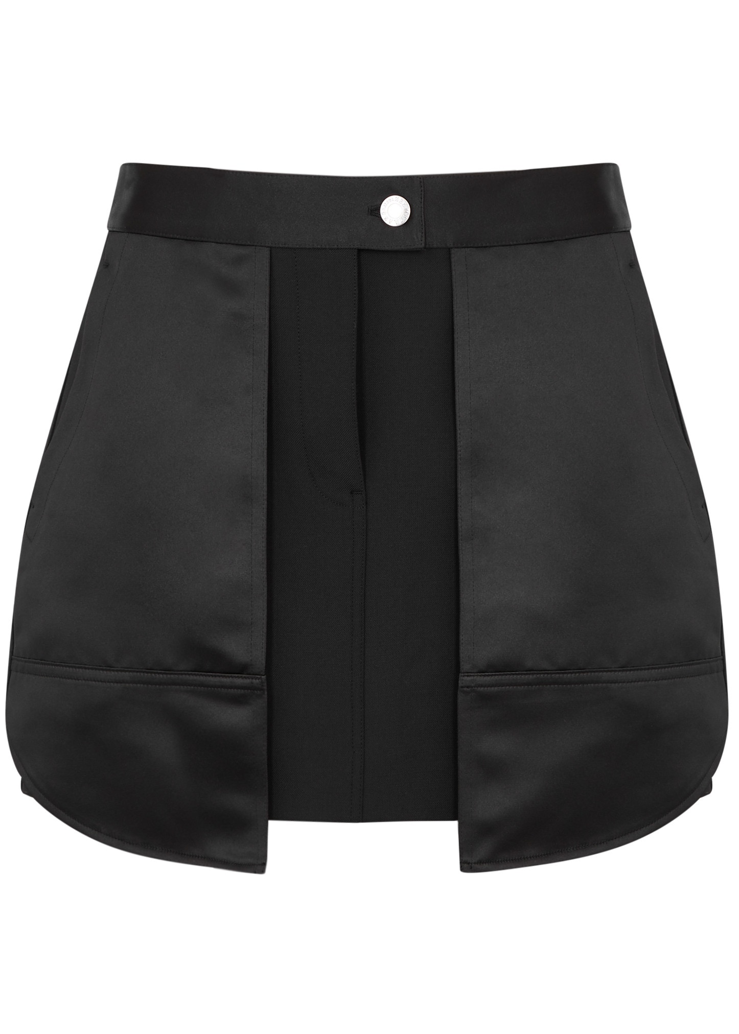 Inside Out panelled mini skirt - 1