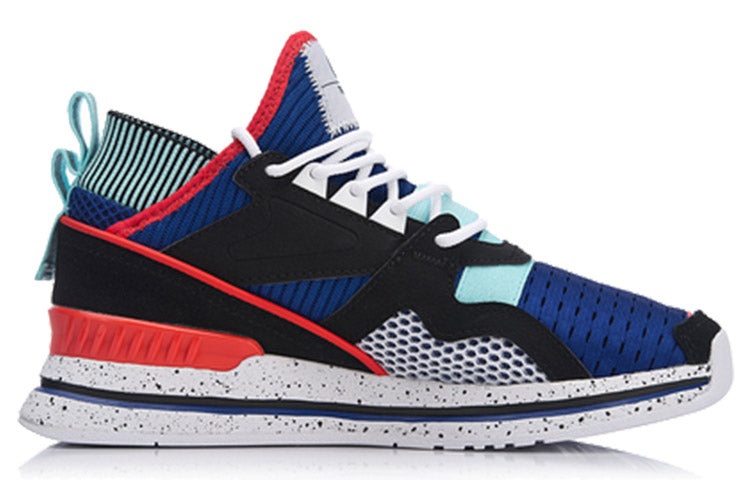 (WMNS) Li-Ning 001 T1000 No Boundry Mid 'Black Red Teal' AGLP012-3 - 2