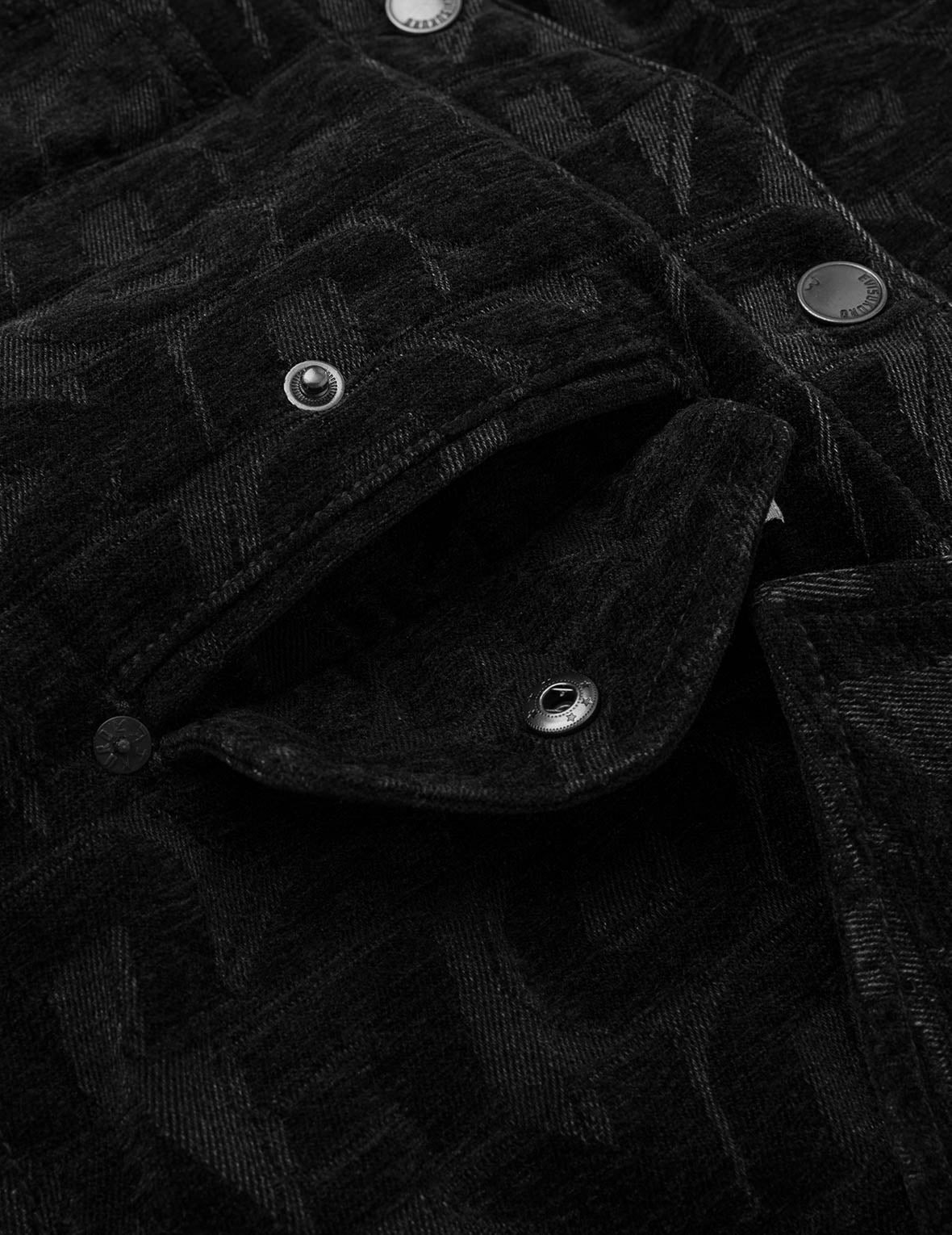 Allover EVISUKURO Jacquard Regular Fit Work Jacket - 8