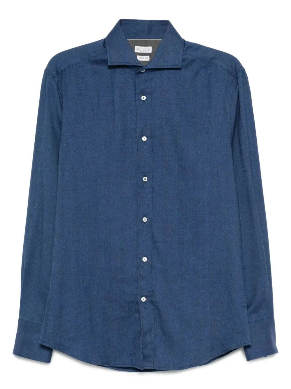 Brunello Cucinelli Men Flannel Chevron Shirt - 1