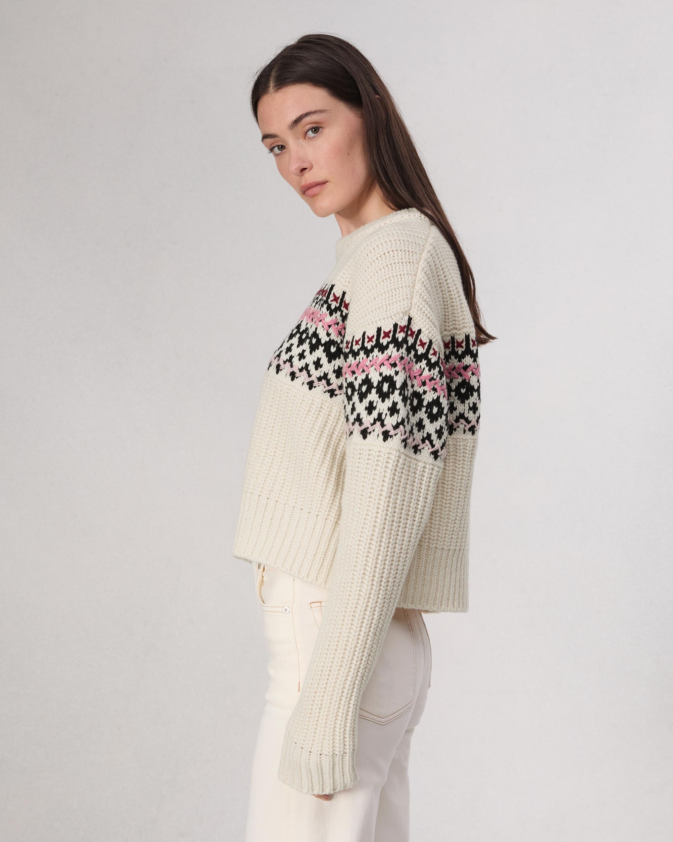 Leigh Fair Isle Sweater - 4