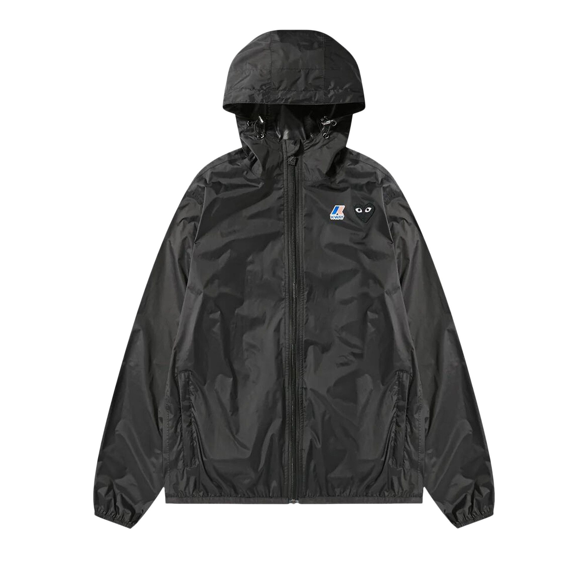 Comme des Garçons PLAY K-Way Emblem Jacket 'Black' - 1