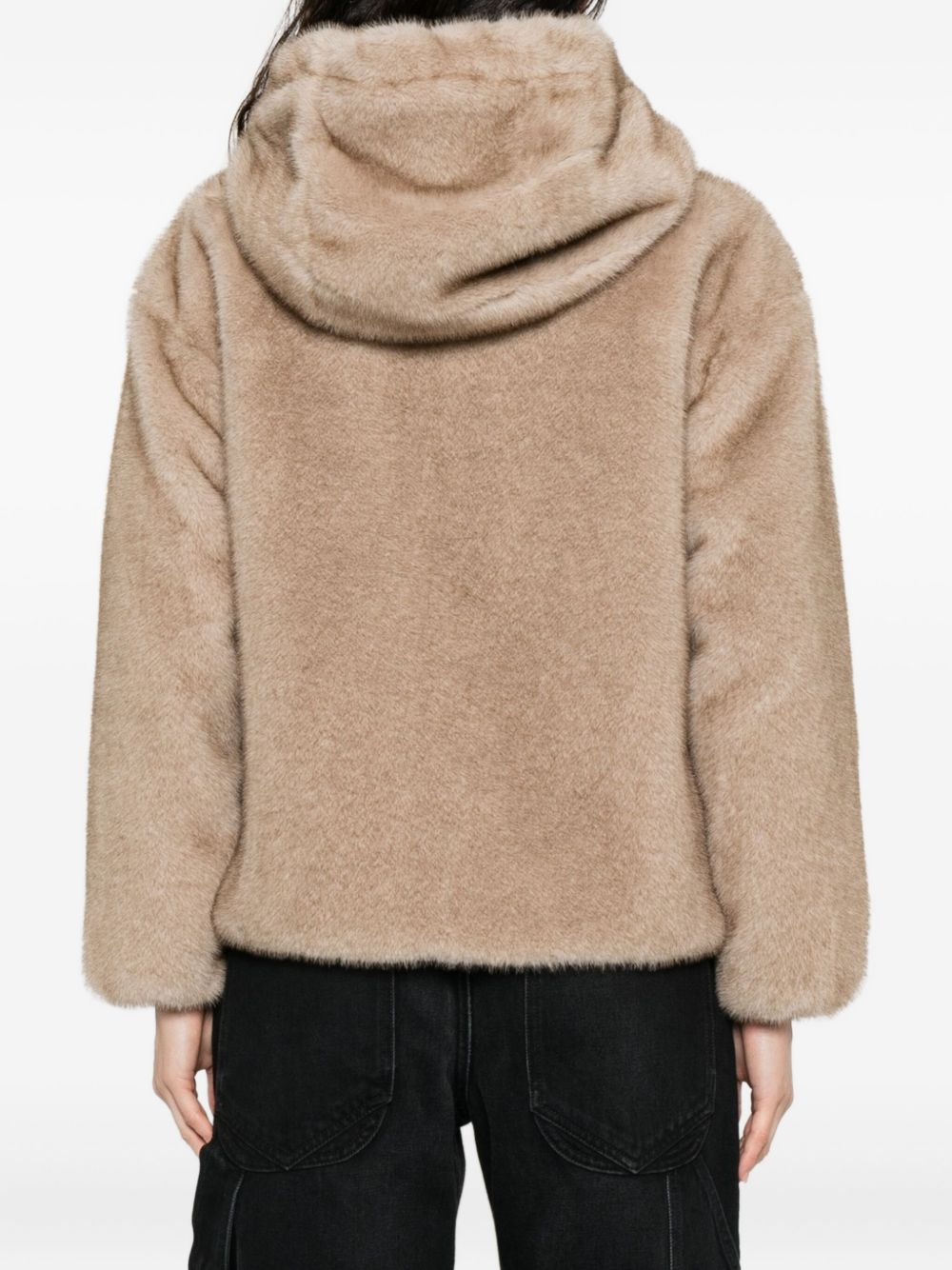 hooded zip-up jacket - 4