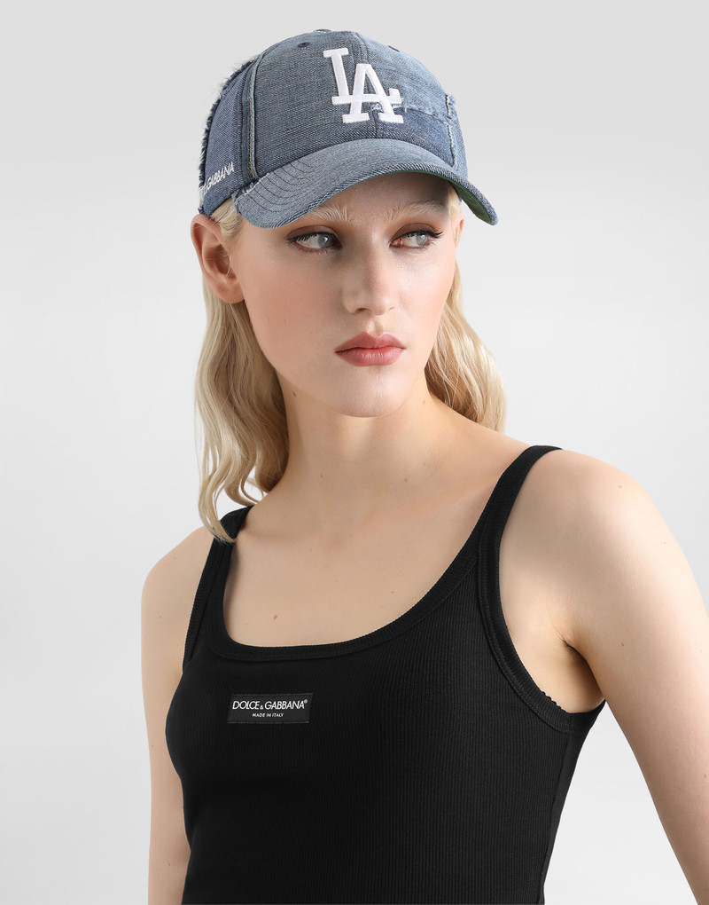 Dolce&Gabbana X ’47 Los Angeles Dodgers Denim Patchwork Baseball Cap 3