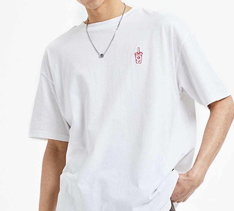 Converse Applique Short-sleeve Tee Unisex White 10020849-102 - 3