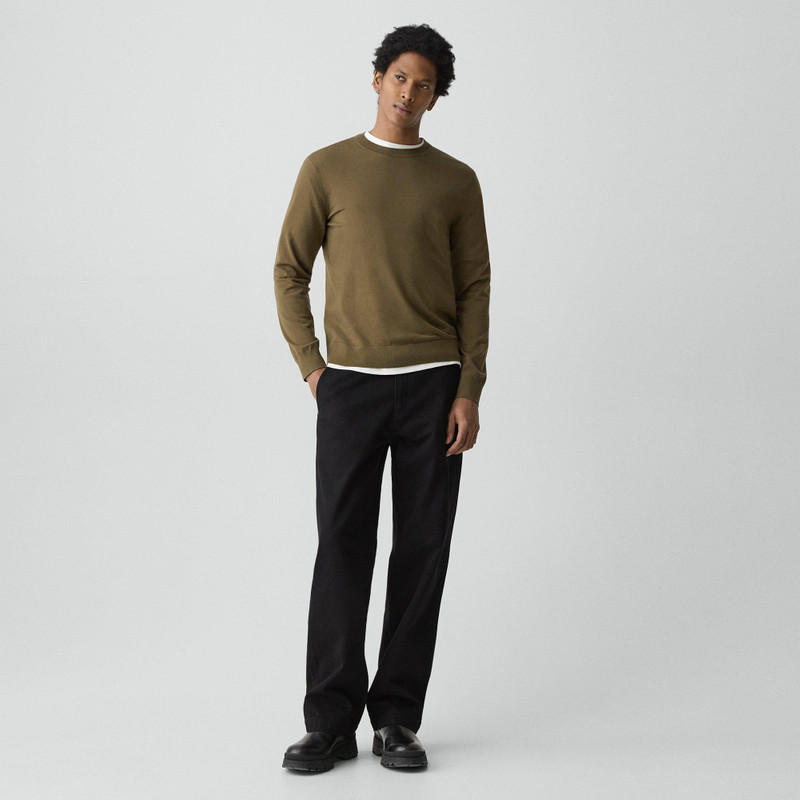 Theory Crewneck Sweater in Regal Wool outlook