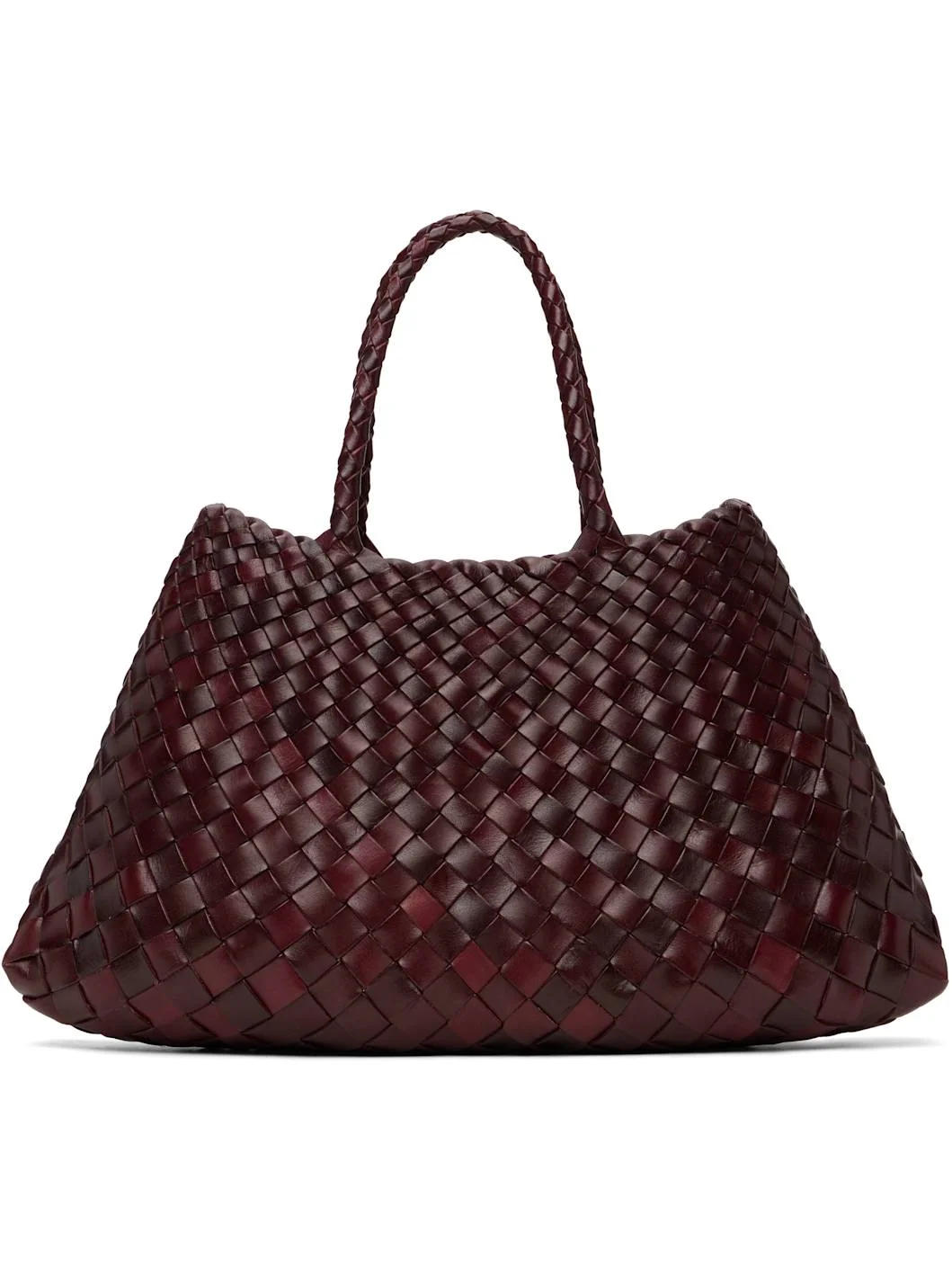 Burgundy Santa Croce Small Tote - 1