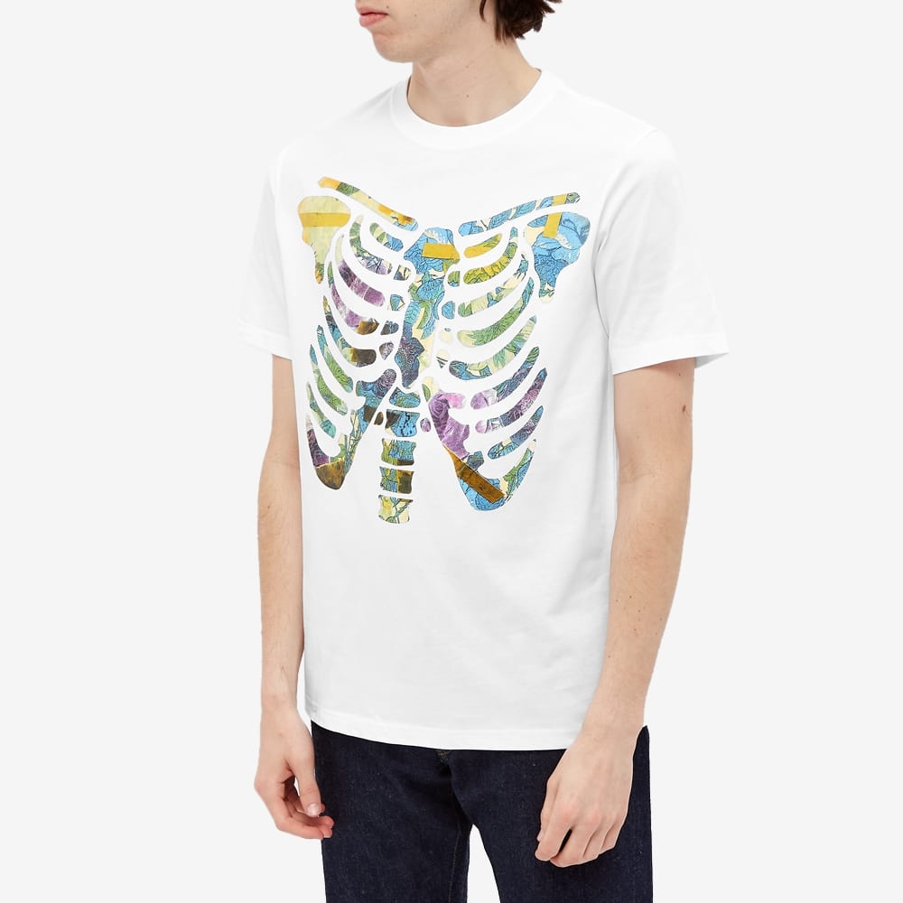 Paul Smith Floral Ribs Tee - 3