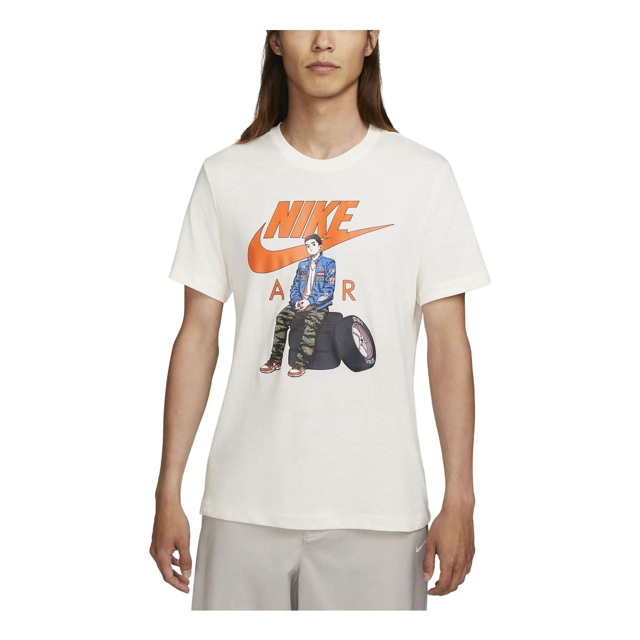 Nike Sportswear T-Shirt 'Pale Ivory' FD1333-110 - 1