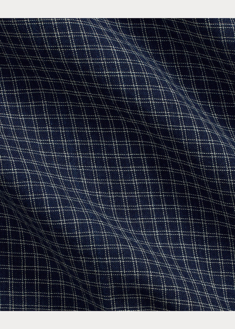 Indigo Checked Double-Faced Workshirt 6