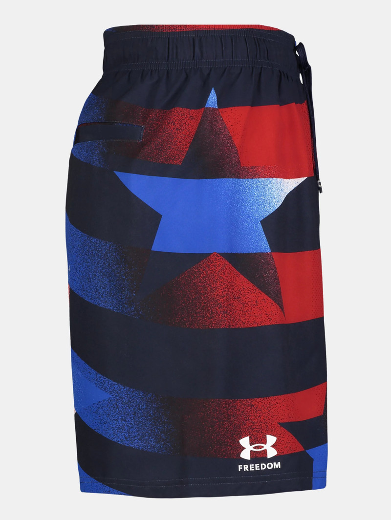 Men's UA Flag Streamer Swim Volley Shorts 8