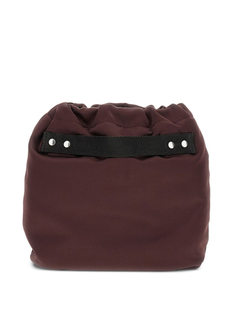 Plan C drawstring-fastening clutch bag outlook