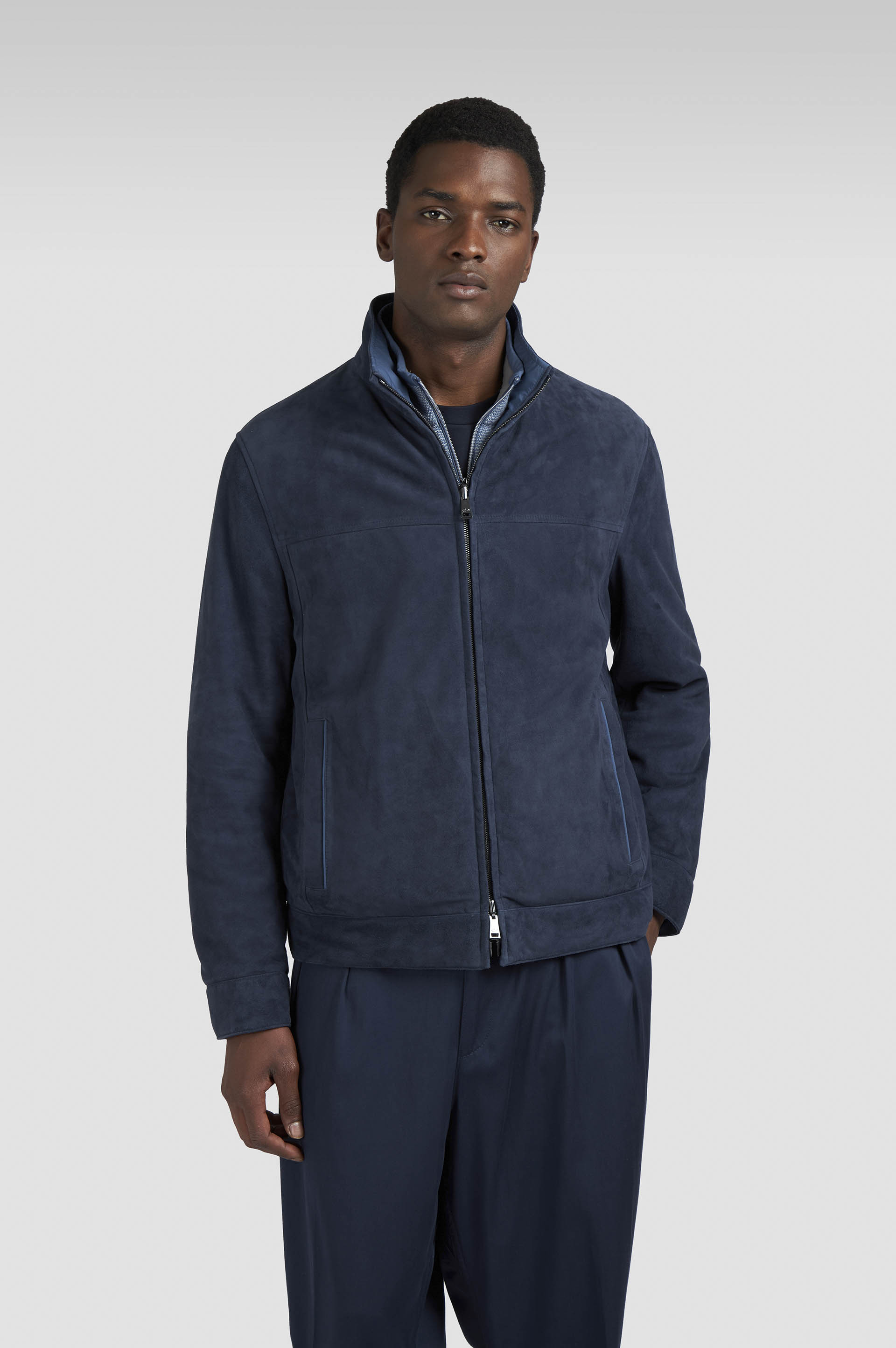 REVERSIBLE JACKET IN AQUALEATHER - 10