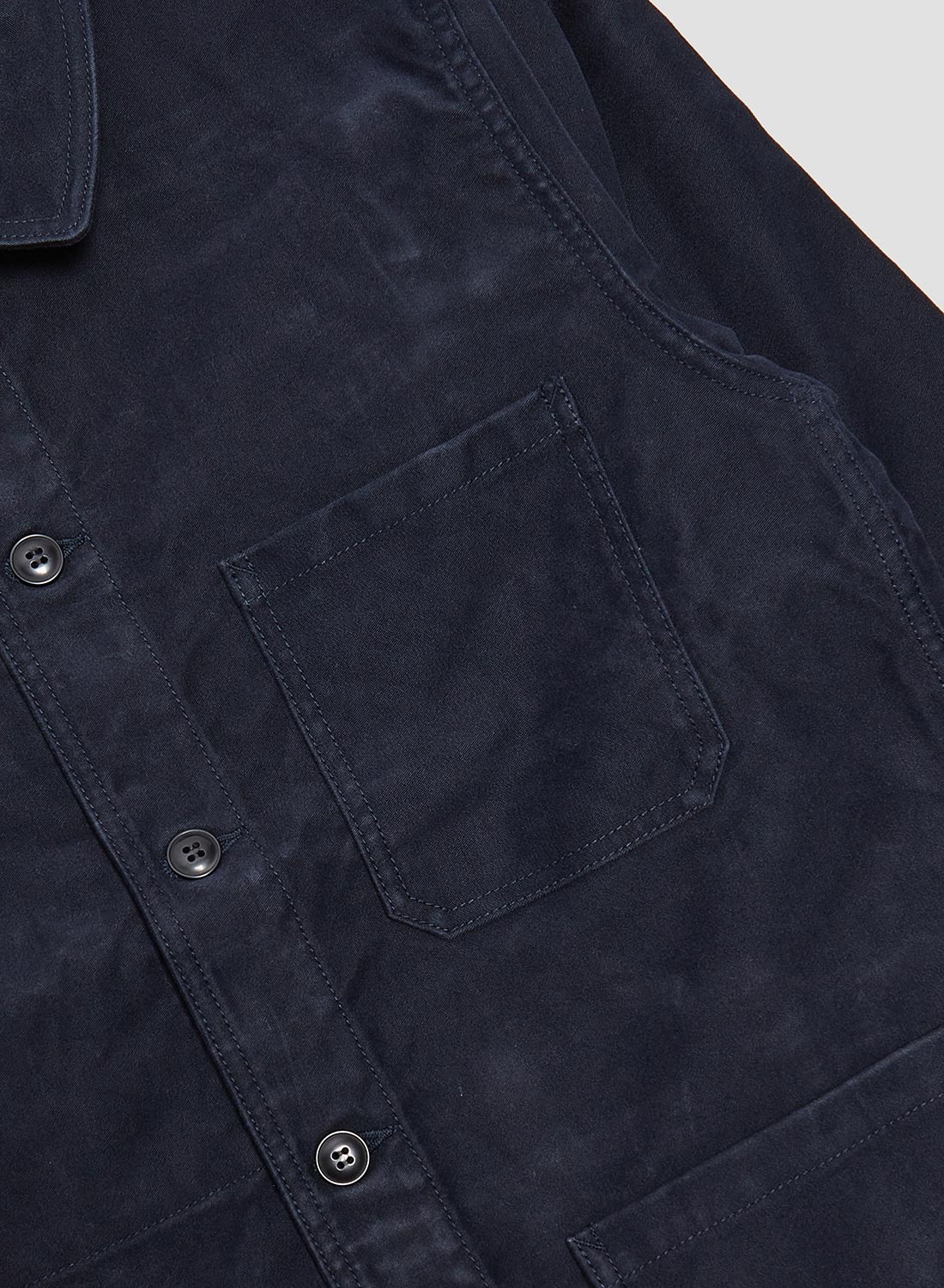 FOB Factory French Moleskin Jacket Navy - 3