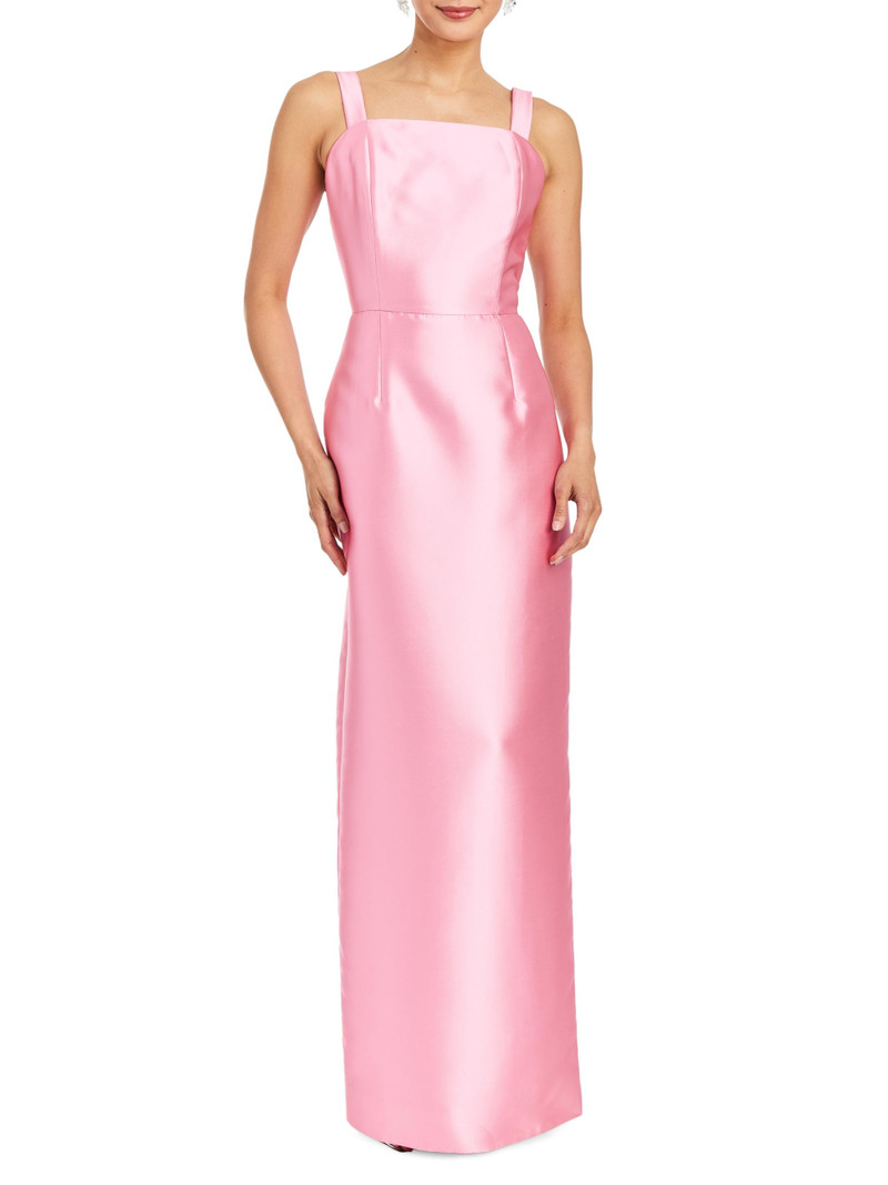 Women's Eve Embellished Convertible-Cape Column Gown - Primrose Pink 5