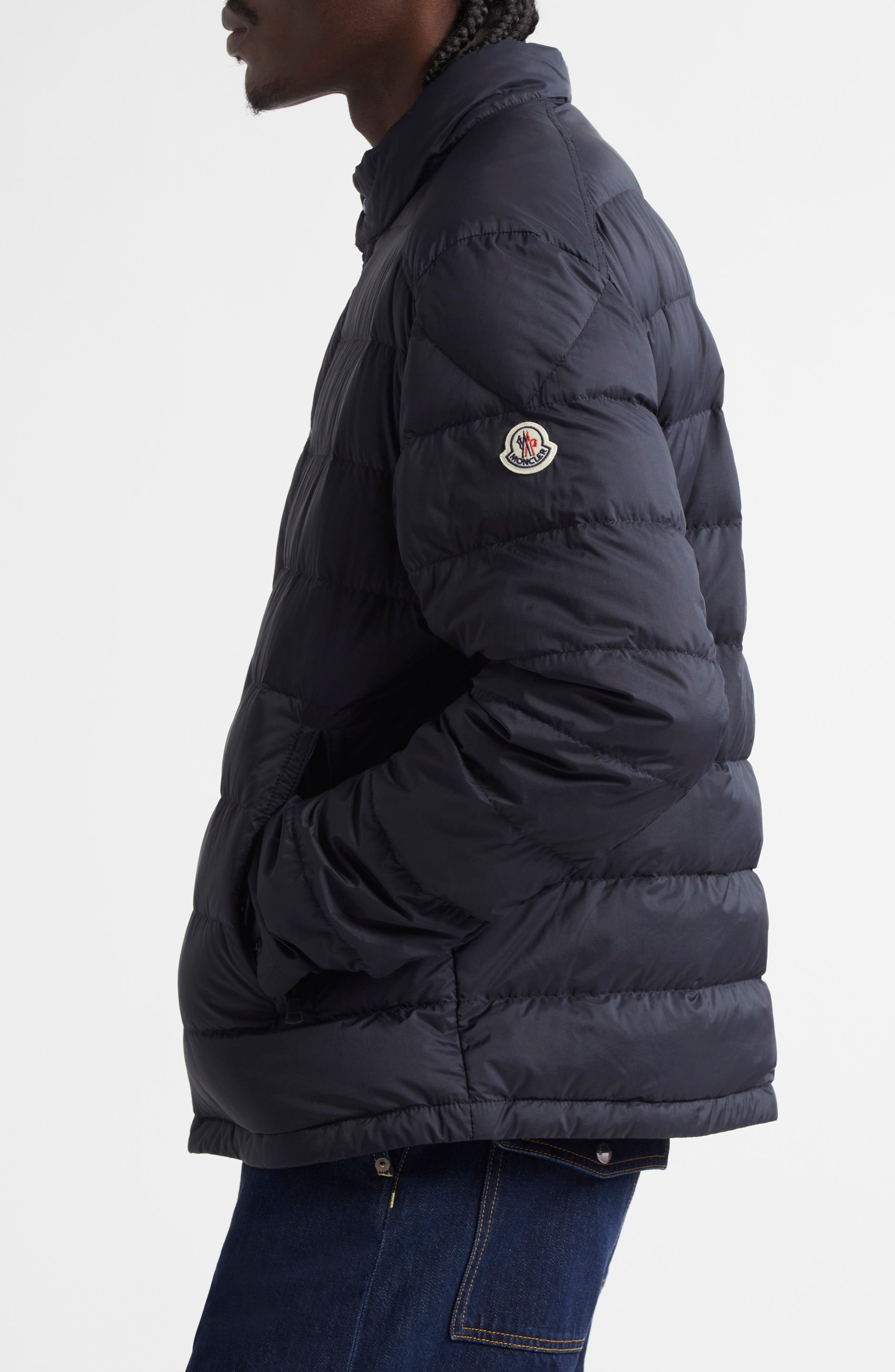 Moncler Selves Down Jacket in Obsidian Blue at Nordstrom - 3