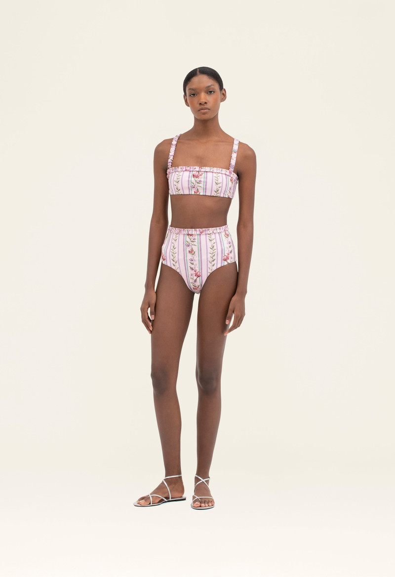 Agua by Agua Bendita Olmo Honeysuckle Bikini Top outlook