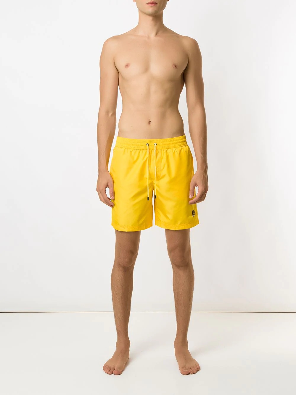 embroidered logo swim shorts - 2