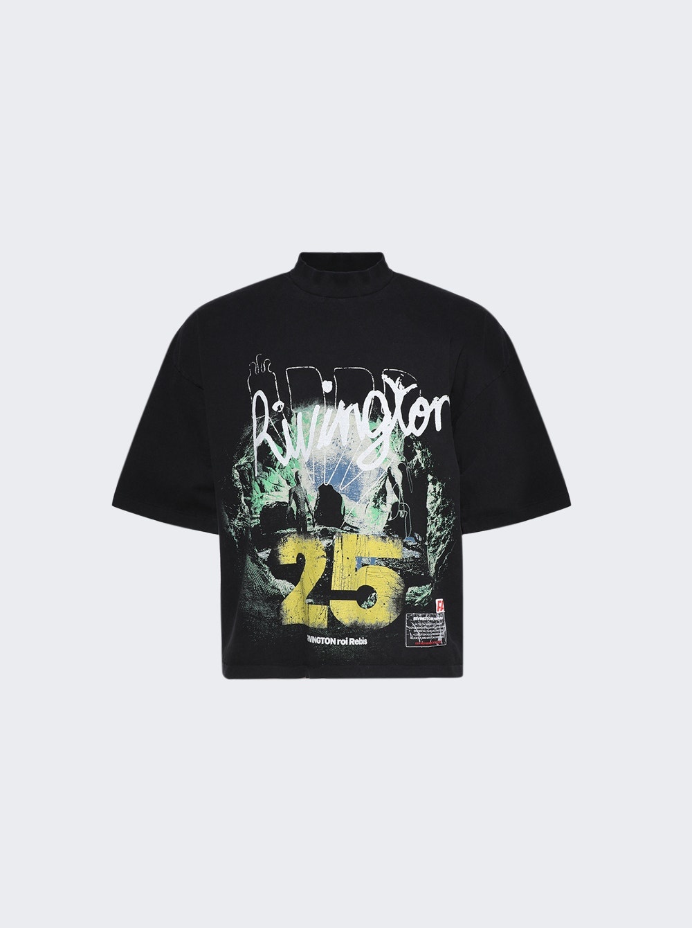国内発送■RIVINGTON roi Rebis■INNER CHAMBER TEE RIVINGTON roi Rebis Inner Chamber Tee Jet Black | thewebster